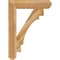 Ekena Millwork Merced Craftsman Rough Sawn Bracket, Western Red Cedar, 6"W x 32"D x 44"H BKT06X32X44MRC04RWR - alternate 2